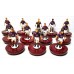 Subbuteo Andrew Table Soccer Newcastle United 1995-96 away kit on Classic Hasbro bases